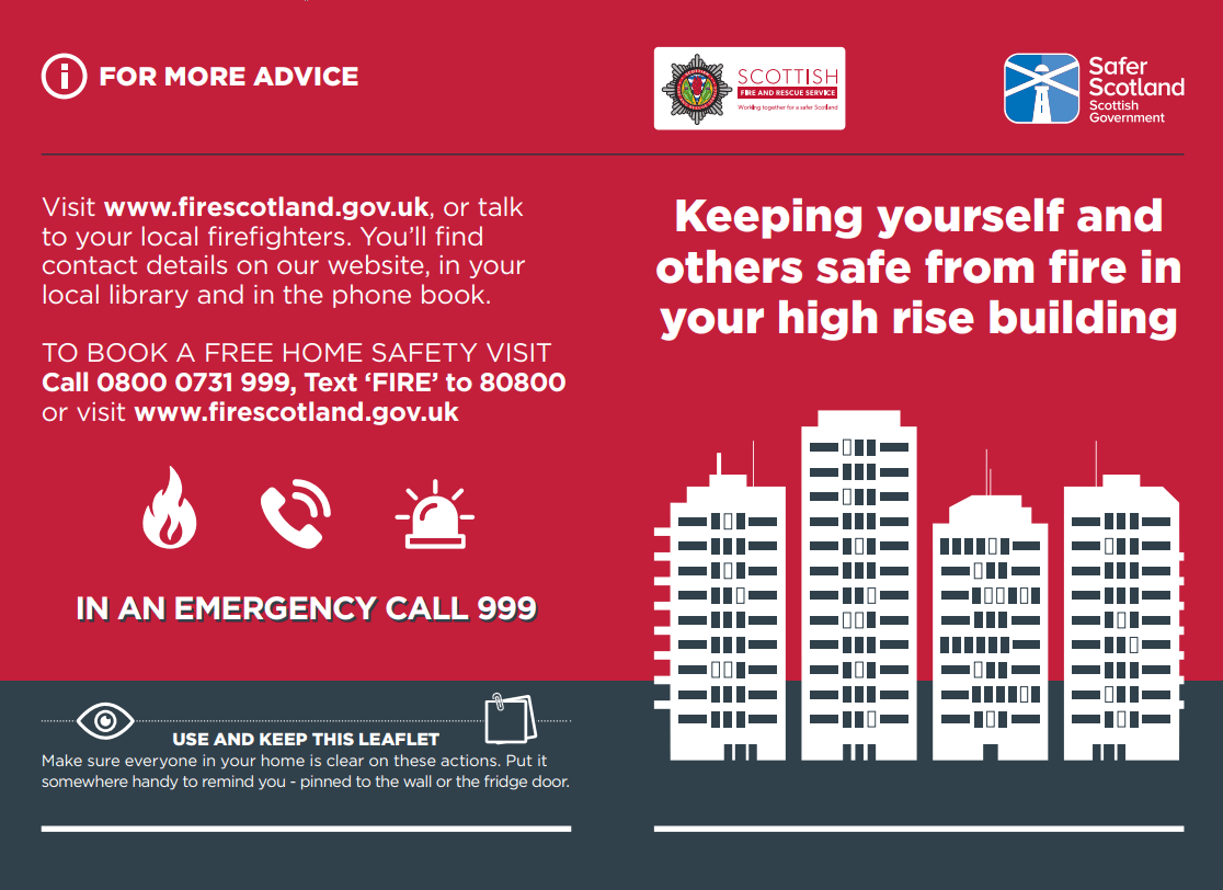 Scottish Government issues fire safety guidance for highrise homes